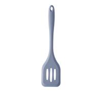 Orsina Light Blue Silicone Slotted Turner,stylish Slotted Spatula With Tapered Handle,stain-Resistant Spatula