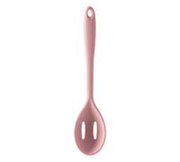 Orsina Light Pink Silicone Slotted Spoon,odour-Resistant Spoon With Slotted Paddle,non-Stick Cookware Spoon