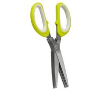 Orsina Lime Green And White Herb Scissor, 5-Blade Multipurpose Best Kitchen Scissor, Kitchen Salad Scissors Uk