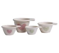 Orsina Lola Set of 4 Measuring Cups in Cream Orsina Cream