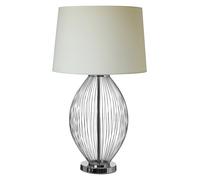 Orsina Lucent Table Lamp with EU Plug in Silver Orsina Silver
