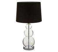 Orsina Luke Black Fabric Shade Table Lamp with EU Plug Orsina Black