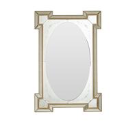 Orsina Lulu Antique Finish Rectangular Wall Mirror in Gold Orsina Gold