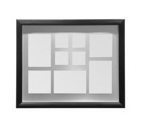 Premier Housewares Multi-Photo Frame for 9 Photos, Black, 50 x 40 x 2 cm