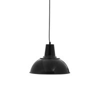 Orsina Luxe Black Pendant Light With Angled Top, Sculpted Ripple Shade Hanging Lamp, Industrial Ceiling Fixture Orsina Black