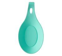 Orsina Luxe Light Green Silicone Spoon Rest, Heat-Resistant Spoon Holder, Non-Stick Spoon Rest With Hanging Loop Orsina Green