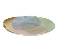 Orsina Luxe Porcelain Dinner Plate With Gold Accent,hand-Painted Dinnerware Plate,ceramic Plate For Side Dishes