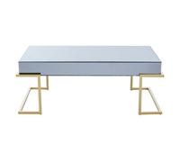 Orsina Luxurious Coffee Table, Elegant Metallic Finish Decorative Table, Modern Accent Table, Decent Patio Table