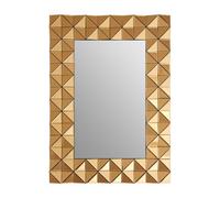 Orsina Luxurious Geomatric Copper Wall Mirror, Sunburst Design Wall Mirror For Bedroom, Indoor Accent Mirror