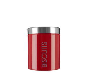 Orsina Maison by Premier Enamel Biscuit Canister in Red Orsina Red