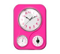 Orsina Maison by Premier Hot Pink Timer/Temperature Display Wall Clock Orsina Pink