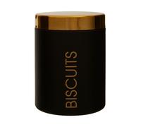 Maison by Premier Liberty Black Enamel Biscuit Canister Premier Housewares Black One Size