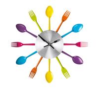 Orsina Maison by Premier Multi Coloured Cutlery Wall Clock Orsina Multicolor