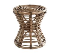 Orsina Maka Grey Woven Rattan Bar Stool
