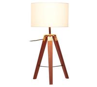 Orsina Malvern Tripod Table Lamp With Brown Base