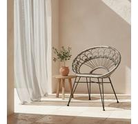 Orsina Manado Natural Rattan Chair in Grey Orsina Grey