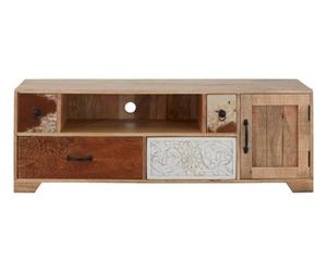 Orsina Mango Wood Media Unit,four Drawers Unit,industrial Design Sideboard,modern Storage Cabinet,bedroom Sideboard