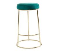 Orsina Manhattan Green Velvet Bar Stool