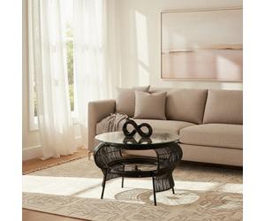 Orsina Mantis Black Finish Table