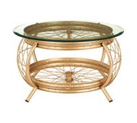 Orsina Mantis Champagne Gold Finish Coffee Table