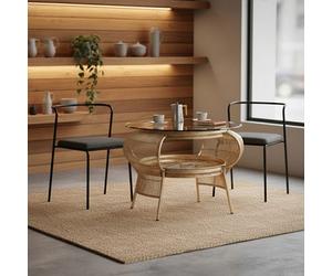 Orsina Mantis Champagne Gold Finish Table