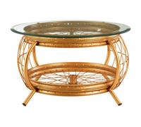 Orsina Mantis Gold Finish Coffee Table