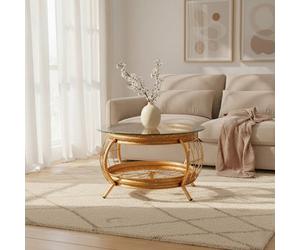 Orsina Mantis Gold Finish Coffee Table