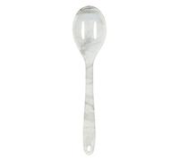 Orsina Marble Effect Silicone Slotted Spoon,heatproof Kitchen Tool With Tapered Handle,lightweight Serving Utensil