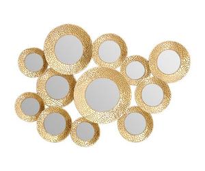 Orsina Marcia Hammered Gold Wall Mirror