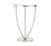 Premier Housewares Marcia Silver Finish Side Table