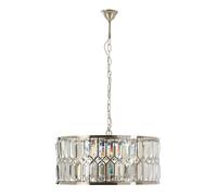 Orsina Marentina Round Chandelier in Silver Orsina Silver
