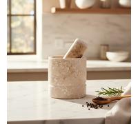 Orsina Marmore Cream Marble Mortar & Pestle Orsina Cream