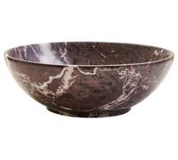Orsina Marmore Red And White Veined Marble Bowl