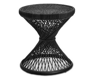 Orsina Mataram Twisted Side Table in Black Orsina Black