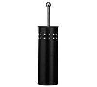 Toilet Brush Square Design Matt Black Plastic Stainless Steel Bathroom Accessory