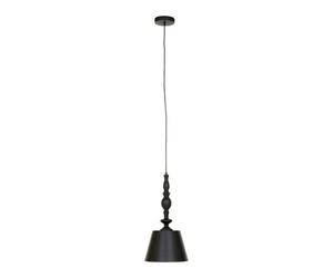 Orsina Matte Black Ceiling Pendant, Dome Suspension Light With Adjustable Cord, Lightweight Iron Hanging Lamp