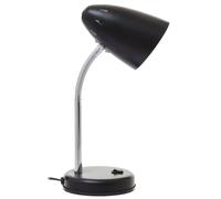 Orsina Matte Grey Desk Lamp, Adjustable Living Room Desk Lamp, Minimalistic Desk Lamp for Reading & Writing in Black Orsina Black
