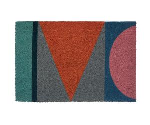 Orsina Mediterranean Multicoloured Coir Doormat | Size: 100 cm diameter Orsina Multicolor 100 cm diameter