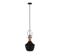Orsina Medium Pendant Light in Black & Copper, Contemporary Hanging Ceiling Light, Industrial Pendant Lighting Orsina Black