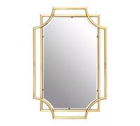 Orsina Meissa Gold Trim Modern Wall Mirror