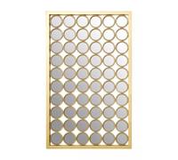 Orsina Meissa Silver Trim Framed Wall Mirror