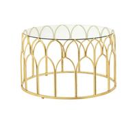 Orsina Merlin Gold Leaf Coffee Table