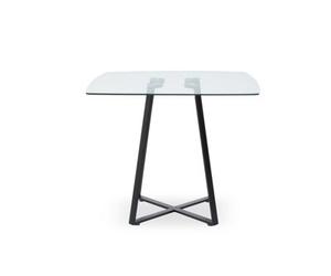 Orsina Metropolitan Square Matte Black Dining Table