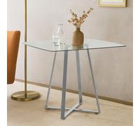 Orsina Metropolitan Square Matte Grey Dining Table