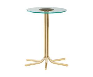 Orsina Miley Side Table With Glass Top