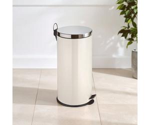 Orsina Miller 30Ltr Cream Pedal Bin