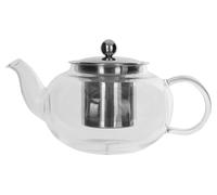 Orsina Miller 800ml Glass Heat Resistant Teapot in Silver Orsina Silver