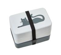 Orsina Minimalist Cat Lunch Box With Cutlery, Organized Lunch Box, Versatile Box With Reusable Spoon And Fork