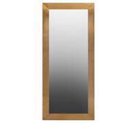 Orsina Minimalist Gold Rectangular Wall Mirror, Brushed Gold Stainless Steel Frame Mirror for Living Room Orsina Gold