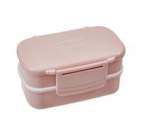 Orsina Minimalist Light Pink Lunch Box With Cutlery, Organized Lunch Box, Versatile Box With Reusable Spoon & Fork Orsina Light Pink